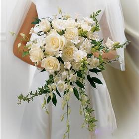 fwthumbIvory Rose, White Orchid & Stephanotis Shower Bouquet.jpg
